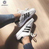 Jaf Spot women Lightweight Comfortable girls Casual wear White Lace-Up