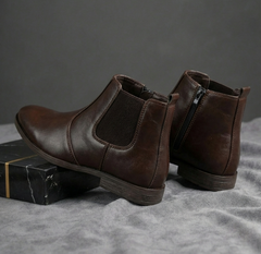 Italian Zipper Chelsea Boot