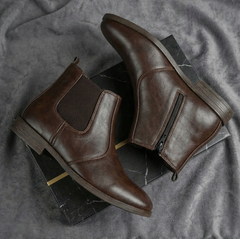 Italian Zipper Chelsea Boot